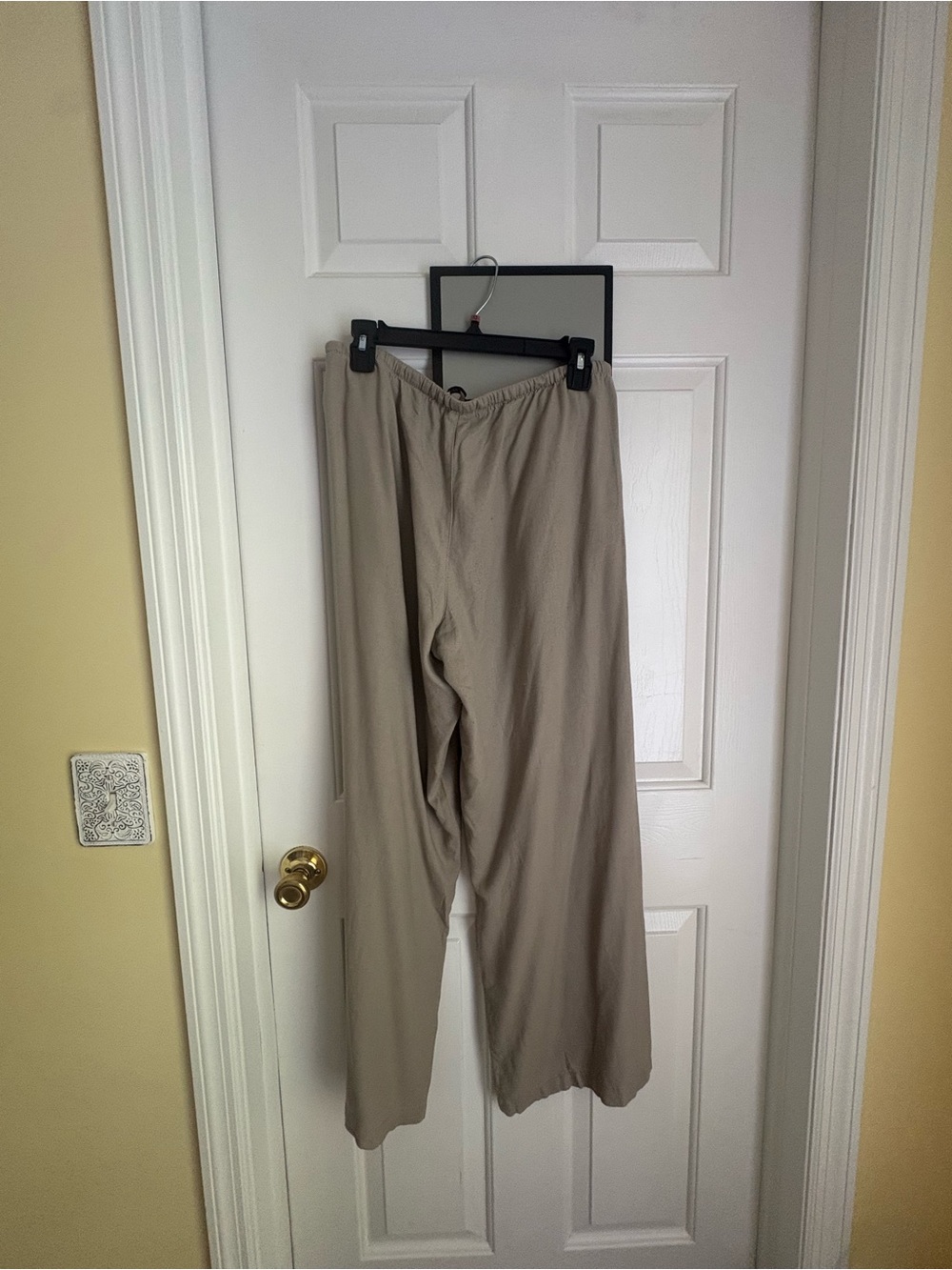 Sincerly Jules Wide-Leg Drawstring Pants - Taupe